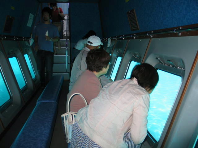 水中船の展望室