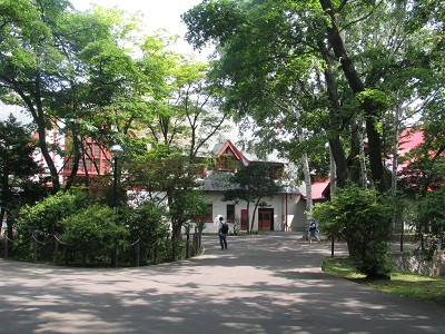 北海道知事公館の前庭
