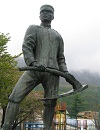 山鼻屯田兵の像