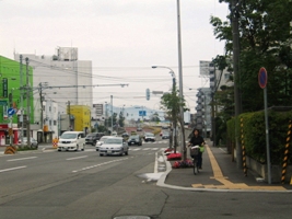 環状通札幌中心部方向