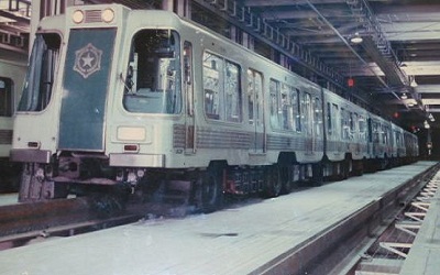 開業当初の電車